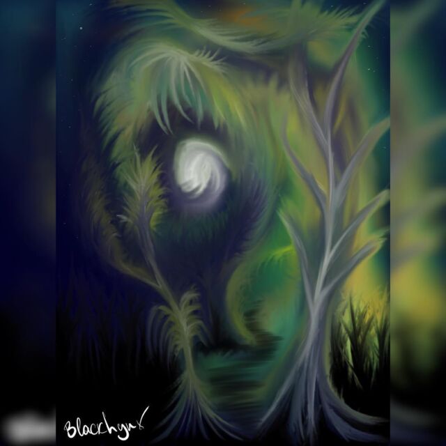 "Magic forest" #art #drawing #blacklynxstuudio #procreate